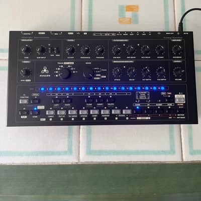 Abstrakt Instruments Avalon Analog Bassline TB-303 Synthesizer Rare Black Blue image 5