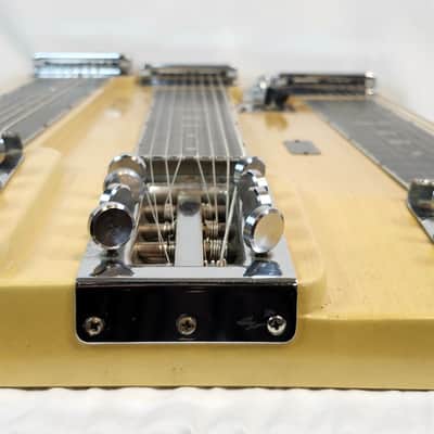 Fender Vintage Custom T-8 Triple-Neck Lap Steel, 1952, Blonde, Pre-Stringmaster, w/Case, RARE image 9