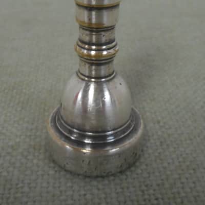 Bach 6BM Trumpet Mouthpiece Mid 2000's - Silver Plate image 4