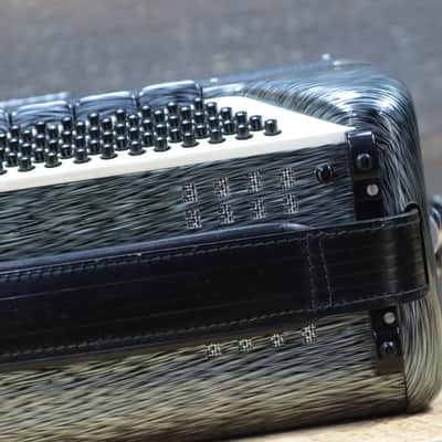 Giulietti Musette Model 120-Bass 41-Key Gray Piano Accordion w/Case #17568 image 12