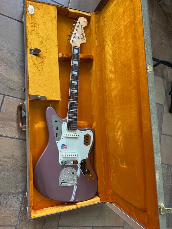 Fender 50th Anniversary Jaguar 2012 - Burgundy Mist Metallic image 1