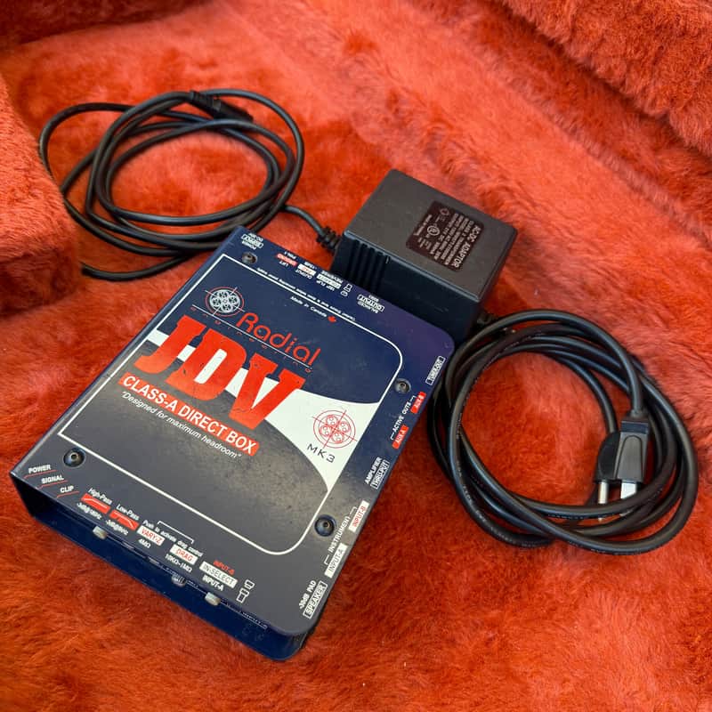 Radial JDV Mk III Class A DI Active Direct Box w/Factory PSU image 1