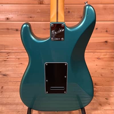 Fender American Professional Classic Stratocaster HSS Electric Guitar - Faded Sherwood Green Metallic image 4