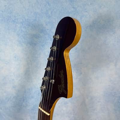 2004 Fender MG-73 Competition Mustang Old Candy Apple Red, CIJ image 9