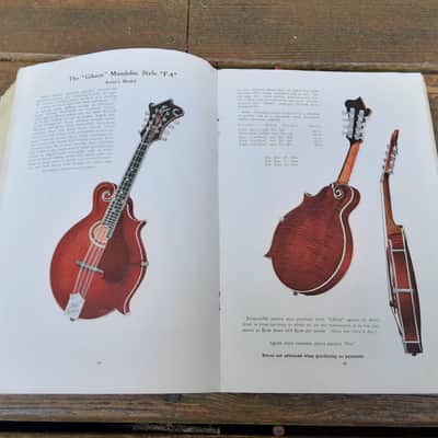 Vintage 1914 Gibson Full-Line Catalog "I"! Extremely Rare, Original Case Candy, Paperwork! Guitar, Mandolin, Harp Guitar! image 5