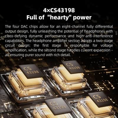 FiiO M21 Android 13 Portable Music Player MP3 Snapdragon 680 4* CS43198 DAC Chips Hi-Res Audio DSD Bluetooth LDAC (Black) image 4