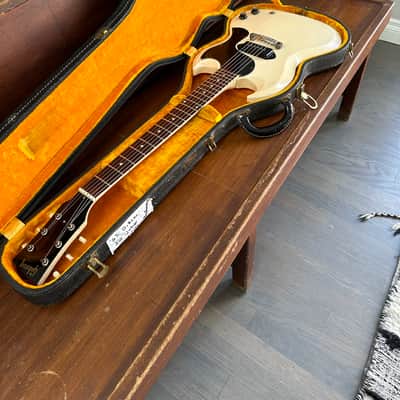 Gibson all original 1963 SG Jr, Polaris white image 7