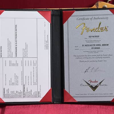 Fender Custom Shop Nocaster 1951 HREL HB Nocaster Blonde Masterbuilt Kyle McMillin image 25