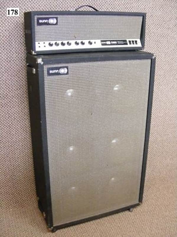 SUNN 1200S 1970 amplifier and 6X12 cabinet 1968 Price! image 1