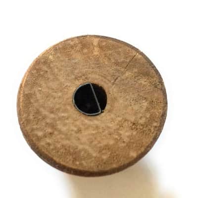 Zenith Large Pinch Solid Wood Reproduction Radio Knob- Antique Radio Repair image 5