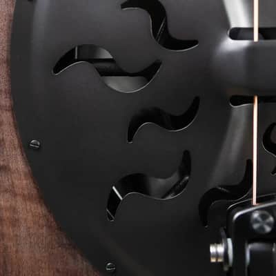 Beard Legacy-E HipShot DoubleShot Square Neck Resonator Guitar - Black Ice 2-Tone Custom Horse Chestnut with Hardshell Case image 14