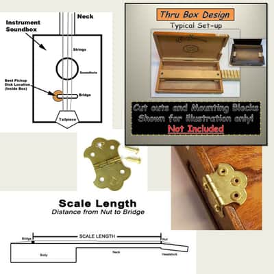 Cigar Box Guitar Complete Kit! Catoctin Mountain Music #49 2022 image 4