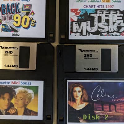 Midi Songs Floppy Disk Collection image 6