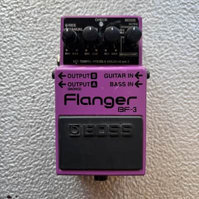 Boss BF-3 Flanger (Dark Gray Label) 2002 - Present - Purple