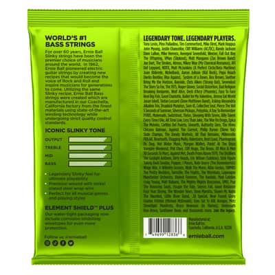 Ernie Ball 2836 Regular Slinky 5-String Nickel Wound Electric Bass Strings (45-130) image 3