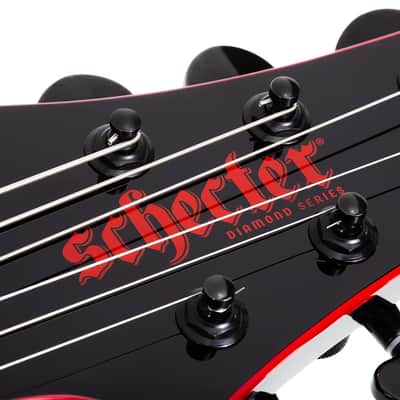 Schecter Sunset-6 Red Dawn Gloss Black image 13