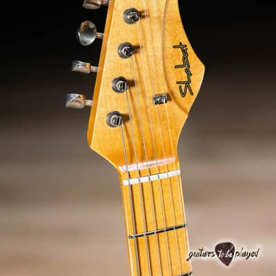 Shabat Lion Standard 1pc Swamp Ash & Maple w/ Lollar Vintage T’s – Butterscotch image 5