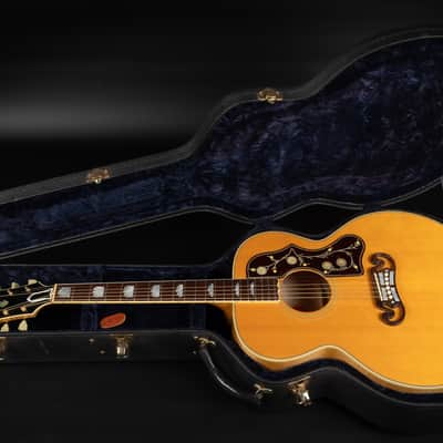 1998 Gibson SJ-200 Reissue - Antique Natural | USA Montana All Solid J-200 Jumbo Vintage Acoustic Guitar Good Wood Era Collector's Condition | OHSC image 22