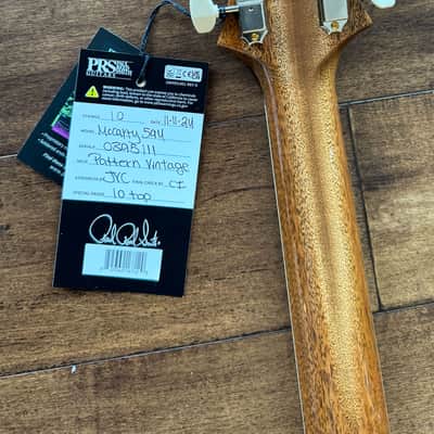 PRS McCarty 594 Faded Blue Jean Hybrid Package 10-Top Pattern Vintage 0395111 image 10