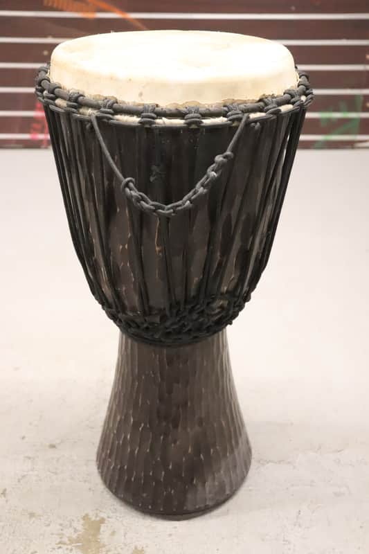 African 10-1/2" Djembe Drum image 1