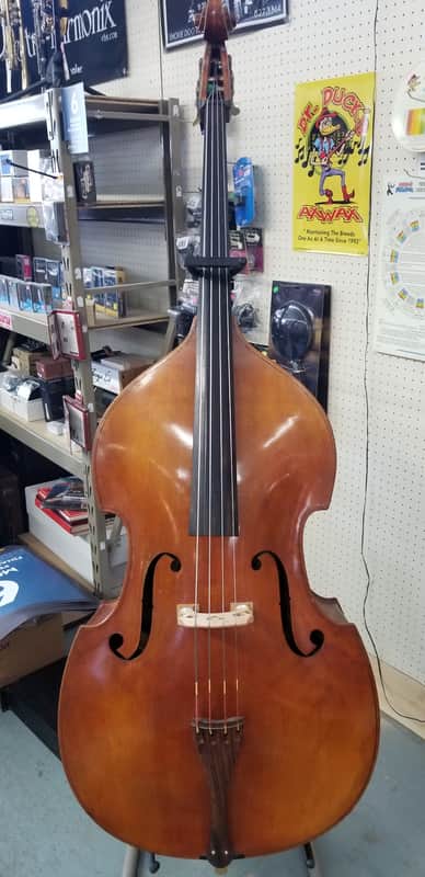 William Lewis & Son Laurel Laminated Upright Bass w/ Gig Bag (used) image 1