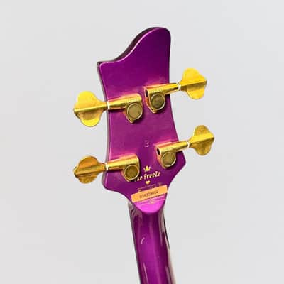 Schecter FreeZesicle 4 String Electric Bass Guitar - Freeze Purple image 8