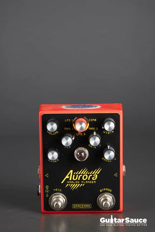 Spaceman Aurora Analog Flanger Multi Mode Custom Red (Cod.EFF_00142) image 1