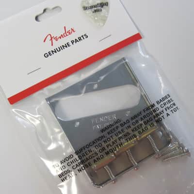 Fender USA American Vintage 3-Saddle Telecaster Bridge 0990806100 image 2