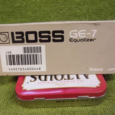 Boss GE-7 box top only, 1990's, grey, Cipollina image 3