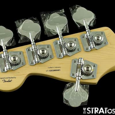 Fender Squier Affinity Active Jazz Bass V 5 String NECK + TUNERS Indian Laurel image 6