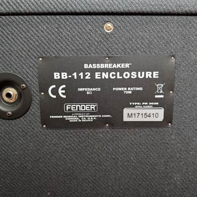 Fender Bassbreaker 007 Tube Head and BB-112 Enclosure Cabinet Amplifier Amp Stack image 11