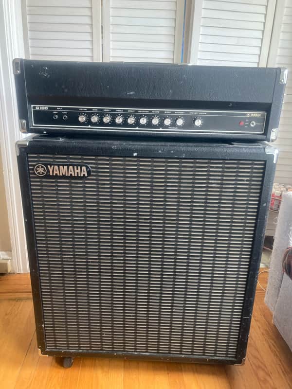 Yamaha G100 1970’s - Black half stack image 1