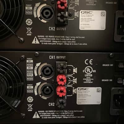 ( PAIR ) QSC RMX5050a RMXa Series Rack-Mounted Power Amp 2010s - Black image 7