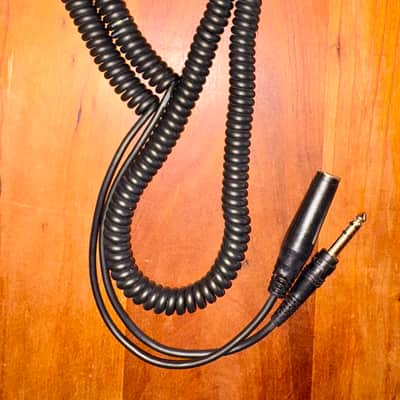Hosa Hosa HPE-325C Coiled Headphone Extension Cable — Lot of 5 | Brand New Never Used 2010's - Black image 2