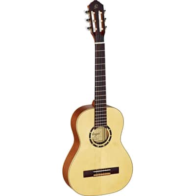 Ortega R121 1/2 NT Natural, incl. Bag - 1/2 Size Classical Guitar image 1