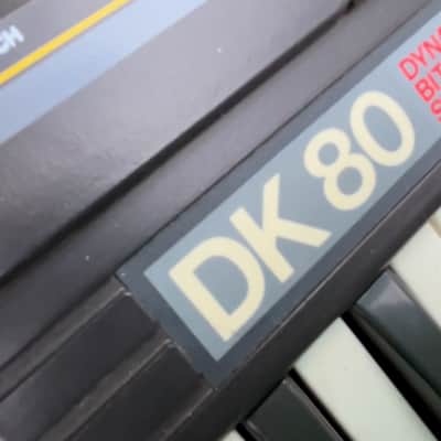 SIEL DK-80 Bitimbric Synthesizer w/ cartridge circa: 1985 - Grey image 5