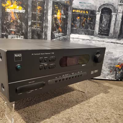 NAD Rare!!! NAD T752 Audio Video Surround Sound Receiver 2002 - Grey metal image 5