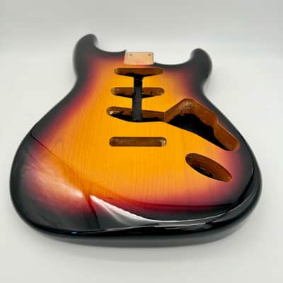 HooDoo Stratocaster Body Alder 3-Tone Sunburst hsb6534 image 5