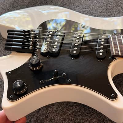 strandberg Boden Classic 6 Multiscale Fanned Fret Electric Guitar White 2017 HSS .strandberg* image 6