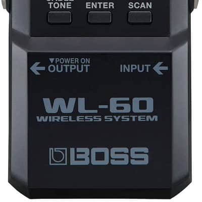 BOSS WL-60 Wireless Guitar System w/Bodypack Transmitter and Stompbox-Size Receiver image 1