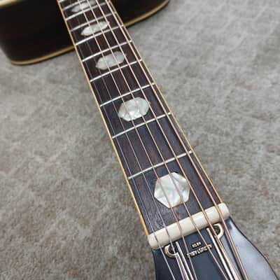 Vintage 1973 Morris W-40 Dreadnought w/ Original Hard Shell Case image 9