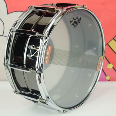 Used Pearl Sensitone Elite 14 x 6.5" Black Nickel Snare image 9