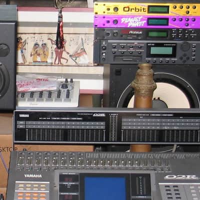 Yamaha 02R Recording Console Meter Bridge MB02 MeterBridge for O2R Digital Mixer Excellent Condition image 3