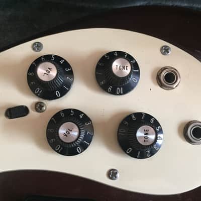 Mosrite 350 Stereo Bass '70s Burgundy image 7