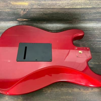 80s FERNANDES FST-80 Stratocaster Type Alder Body Candy Apple Red Made in Japan image 13
