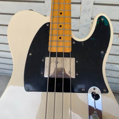 Squier Vintage Modified Telecaster Bass Special 2013 - 2014 - Vintage Blonde image 8