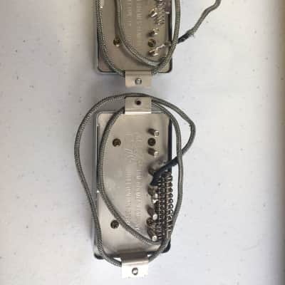 Tom Holmes H450 H455 PAF Humbucker Pickup Set Braided Wires image 4