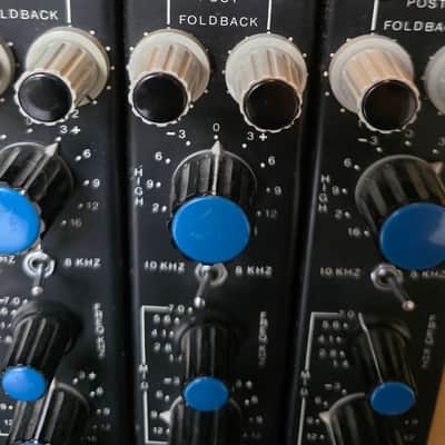 Trident Studios B Range EX Queen, Elton John, David Bowie Channel Strip Mic-Pre EQ Preamp Discreet Class A Rack Bucket built by POM Fairchild for Jimmy Hogarth Vintage 70s British UK London Neve Sound image 16