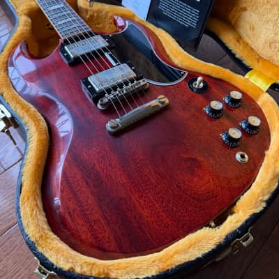 2026 Gibson Custom Shop ‘61 Les Paul SG Standard Stop Tail VOS - Cherry Red image 1