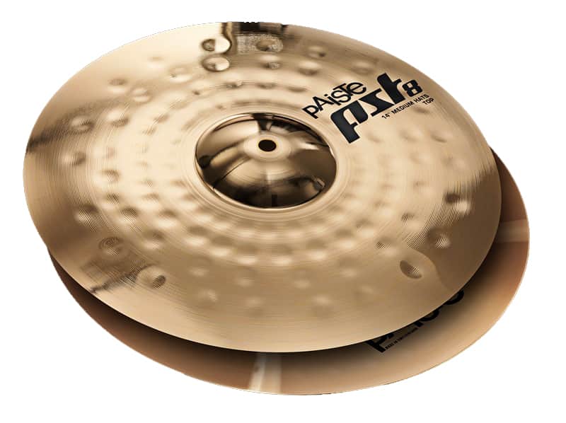 Paiste 14" Pst 8 Reflector Medium Hi-hat Cymbals PST8MHH14 Bild 1